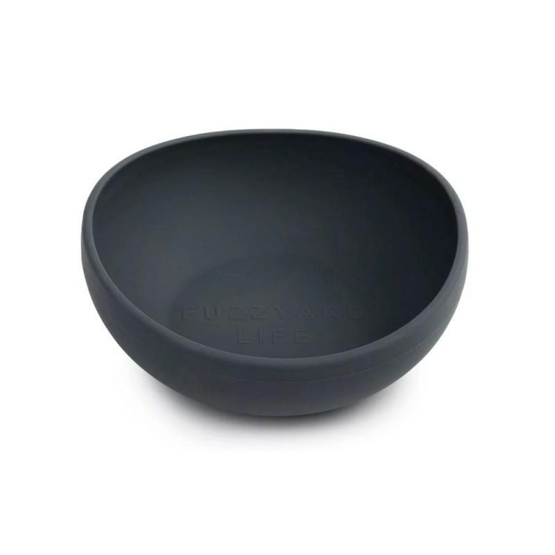 Miska z silikonu ciemny szary L 860 ml    FUZZYARD