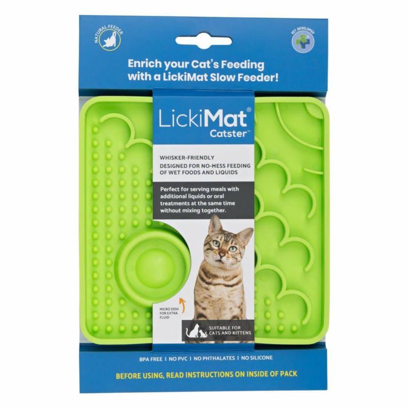Mata miska Classic Catster zielona        LICKIMAT