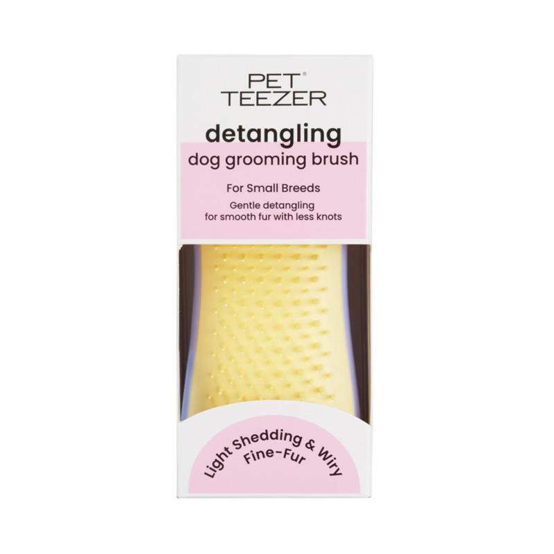 Szczotka ułatwiająca rozczesywanie mała   Detangling Lilac Yellow PET TEEZER