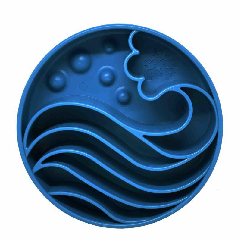 Miska spowalniająca jedzenie Fale Wave Design Ebowl blue SODA PUP Miska spowalniająca jedzenie Fale Wave Design Ebowl blue SODA PUP