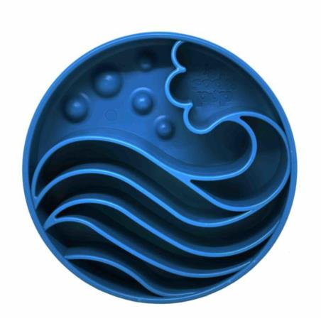 Miska spowalniająca jedzenie Fale Wave    Design Ebowl blue SODA PUP