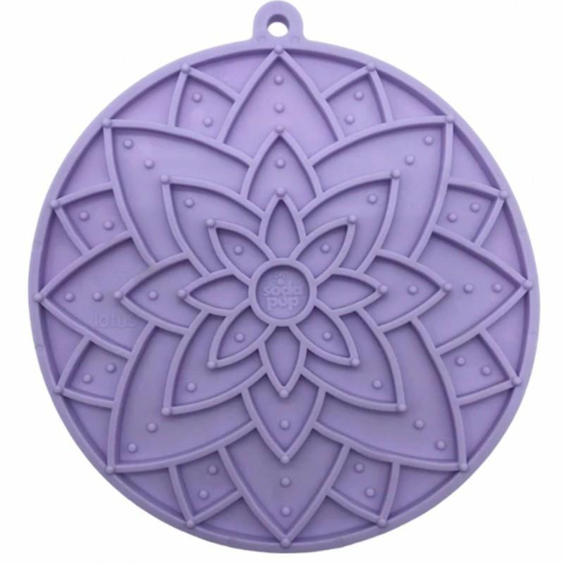 Mata do lizania z przyssawkami LOTUS DESIGN EMAT Pastel Purple SODA PUP Mata do lizania z przyssawkami LOTUS DESIGN EMAT Pastel Purple SODA PUP