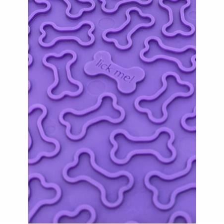 Mata do lizania roz.L Kości fioletowa     Emat Bones  Large Purple SODA PUP