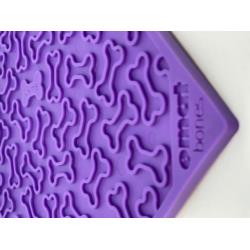 Mata do lizania roz.L Kości fioletowa     Emat Bones  Large Purple SODA PUP