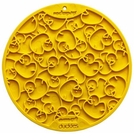 Mata do lizania z przyssawkami Kaczuszki  żółta Duckies SODA PUP