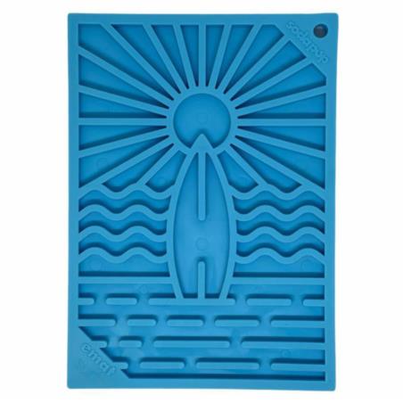 Mata do lizania roz.S Surf niebieska      Surf Up Design Emat small SODA PUP