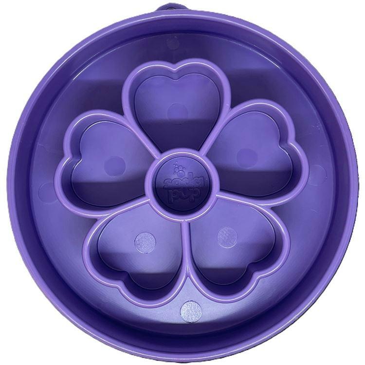 Miska spowalniająca jedzenie kwiat fioletowa Flower Pot eBowl Purple SODA PUP Miska spowalniająca jedzenie kwiat fioletowa Flower Pot eBowl Purple SODA PUP