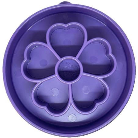 Miska spowalniająca jedzenie kwiat        fioletowa Flower Pot eBowl Purple SODA PUP