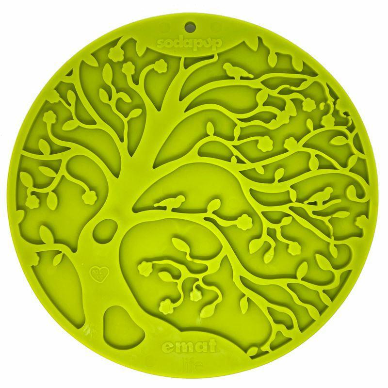 Mata do lizania z przyssawkami Drzewo zielona Tree of life eMat green SODA PUP Mata do lizania z przyssawkami Drzewo zielona Tree of life eMat green SODA PUP