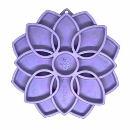 Miska spowalniająca jedzenie              z przyssawkami Mandala fioletowa Mandala Softie eTray Purple SODA PUP