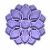 Miska spowalniająca jedzenie              z przyssawkami Mandala fioletowa Mandala Softie eTray Purple SODA PUP