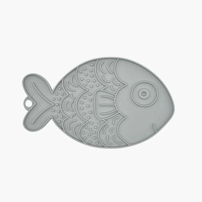 Mata do lizania Fishka jasno szara Mata do lizania Fishka jasno szara