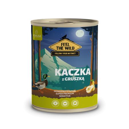 Feel the wild karma mokra- kaczka         z gruszką 800g Pokusa