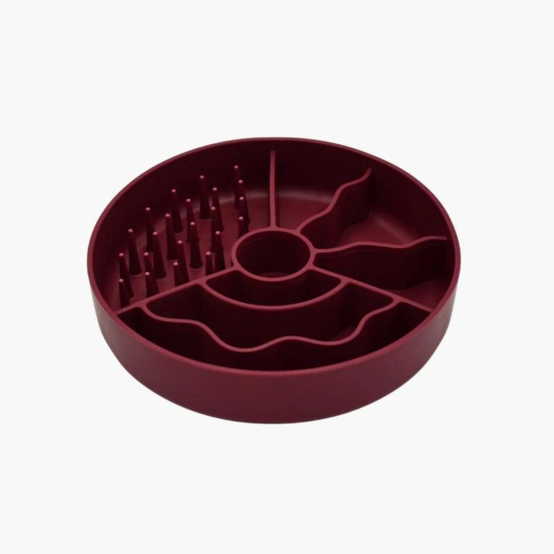 Miska spowalniająca jedzenie Slow Fibowl bordowa FIBOO Miska spowalniająca jedzenie Slow Fibowl bordowa FIBOO