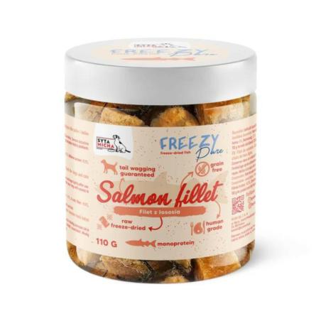 Liofilizwany filet z łososia dla psa      110g Freezy Pure SYTA MICHA