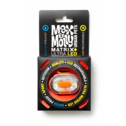 Lampka dla psa pomarańczowaa Matrix       Ultra Led MAX&MOLLY