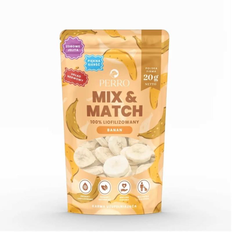 Banan liofilizowany Mix & Match 20g PERRO Banan liofilizowany Mix & Match 20g PERRO