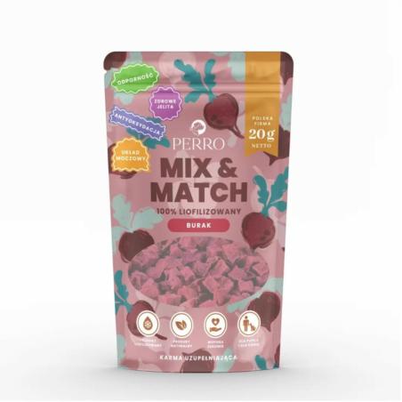 Burak liofilizowany Mix & Match 20g       PERRO