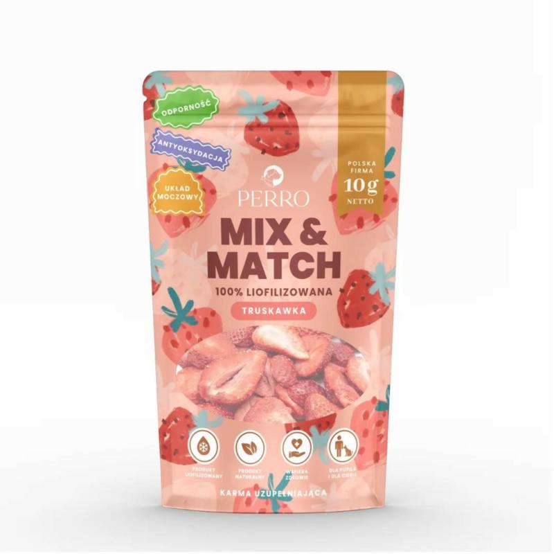 Truskawka liofilizowana Mix & Match 10g PERRO Truskawka liofilizowana Mix & Match 10g PERRO