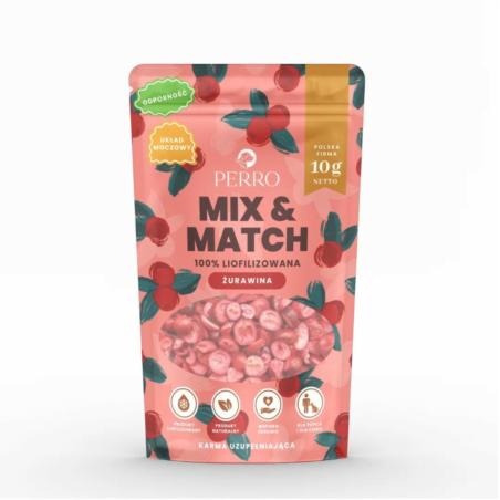 Żurawina liofilizowana Mix & Match 10g    PERRO