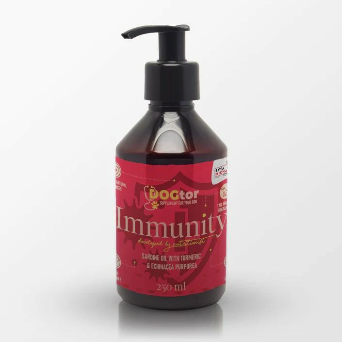 Olej dla psa na odporność DOGtor Immunity oil dla psa 250ml SYTA MICHA Olej dla psa na odporność DOGtor Immunity oil dla psa 250ml SYTA MICHA