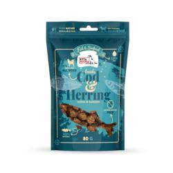 Przysmaki z dorszem i śledziem dla psa    Fish & Seafood 80g SYTA MICHA