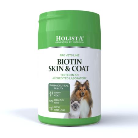 Zestaw witamin na skórę i sierść Biotin   Skin & Coat 200g HOLISTA