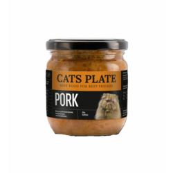 Mokra karma dla kota z mięsa wieprzowego  360g Cats Plate Pork CATS PLATE