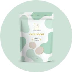 Hipoalergiczne chipsy dla psów z kaczki   z warzywami Ducklicious 200g PETLOVER