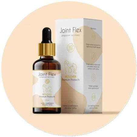 JOINT FLEX na Stawy z Kolagenem dla Psów  i Kotów 30ml PETLOVER