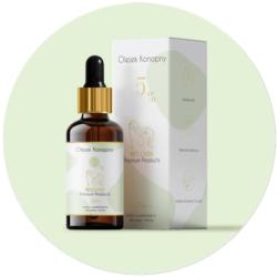 Olejek konopny 5% premium dla psa i kota  30ml PETLOVER