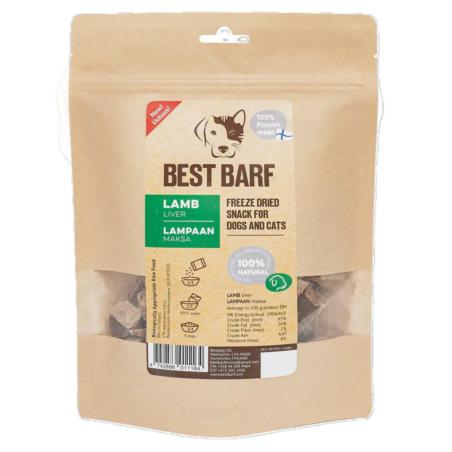 Żwacz jagnięcy liofilizowany 100g BEST    BARF