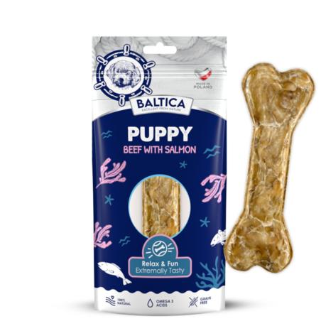 Kość dla szczeniąt wołowina i łosoś       Puppy Beef & Salmon 1szt BALTICA