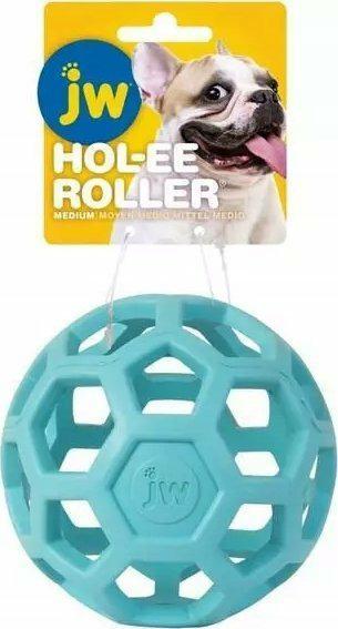 Piłka ażurowa błękitna medium 11,5 cm     HOL-EE ROLLER