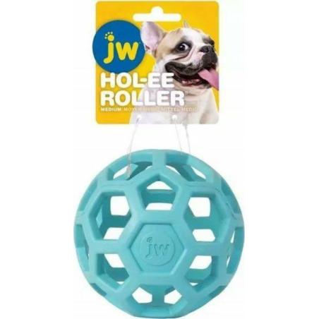 Piłka ażurowa błękitna medium 11,5 cm     HOL-EE ROLLER