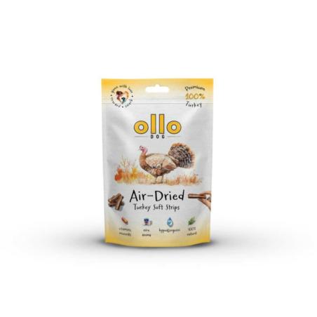 Przysmaki dla psa z indyka air-dried      strips 80g OLLO