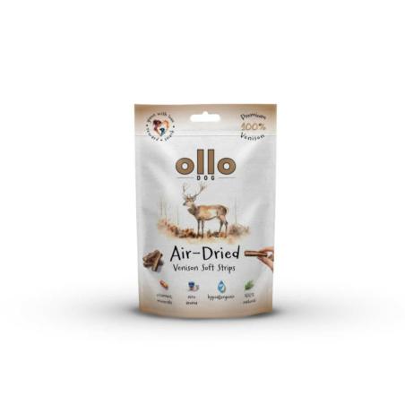 Przysmaki dla psa z jelenia air-dried     strips 80g OLLO