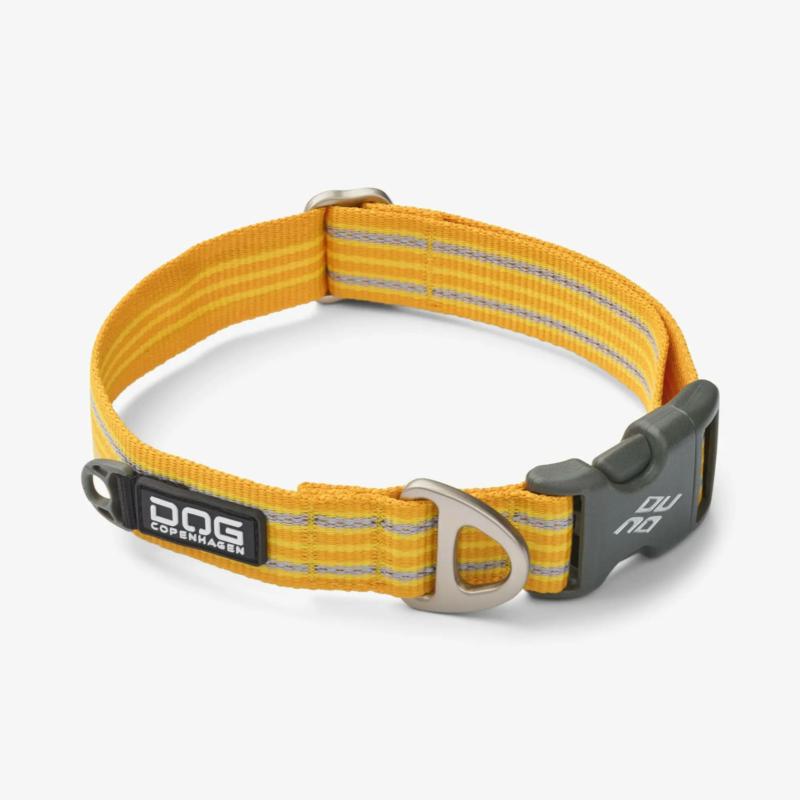 Obroża dla psa Urban Style rozm.M 36 -    50cm Lemon DOG COPENHAGEN