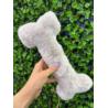 Zabawka z piszczałką miękka beżowa        kostka 30 cm WOOLIE WHILLIE