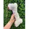 Zabawka z piszczałką miękka               beżowo-różowa kostka 30 cm WOOLIE WHILLIE