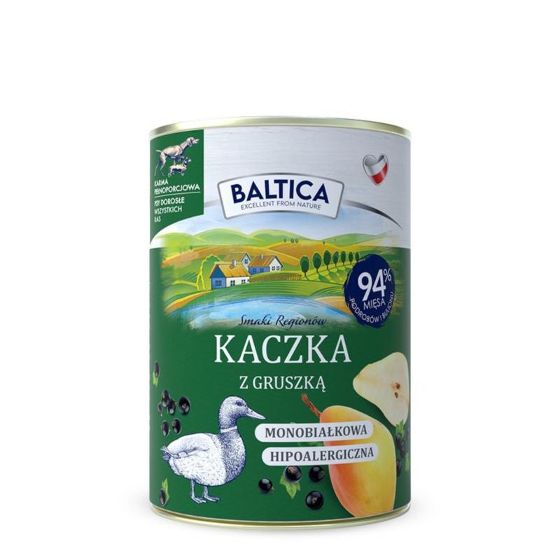 Kamra mokra kaczka z gruszką 400g         BALTICA
