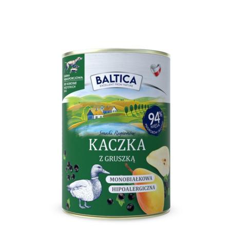 Kamra mokra kaczka z gruszką 400g         BALTICA