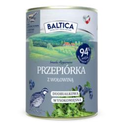 Karma mokra przepiórka z wołowiną 400     g BALTICA
