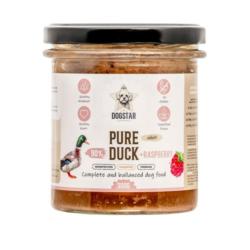Karma mokra Kaczka z malinami 300g dla    dorosłych psów DOGSTAR