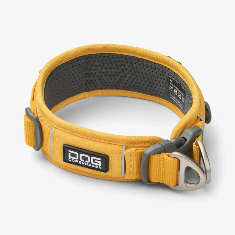 Obroża dla psa Urban Explorer rozm.M 42   - 50cm Lemon DOG COPENHAGEN