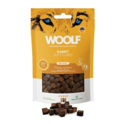 Delikatne kosteczki z królika Soft Cubes  Rabbit Monoprotein 100g WOOLF