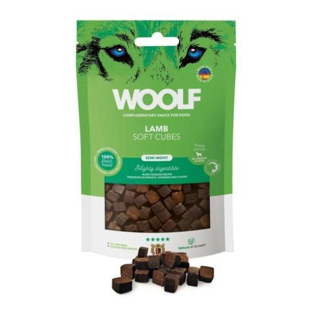 Delikatne kosteczki z jagnięciny Soft     Cubes Lamb Monoprotein 100g WOOLF