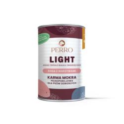 Karma mokra Koza z warzywami –            monobiałkowa formuła psy dorosłe 400 g PERRO LIGHT