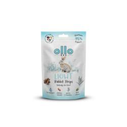 Przysmaki dla psa z królika Light         air-dried strips 80g OLLO