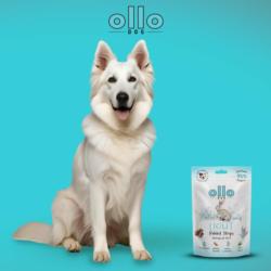 Przysmaki dla psa z królika Light         air-dried strips 80g OLLO